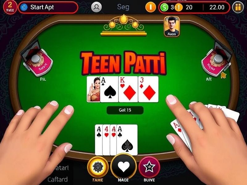 Play Teen Patti on mobile! Quick matches, daily rewards, and smooth gameplay